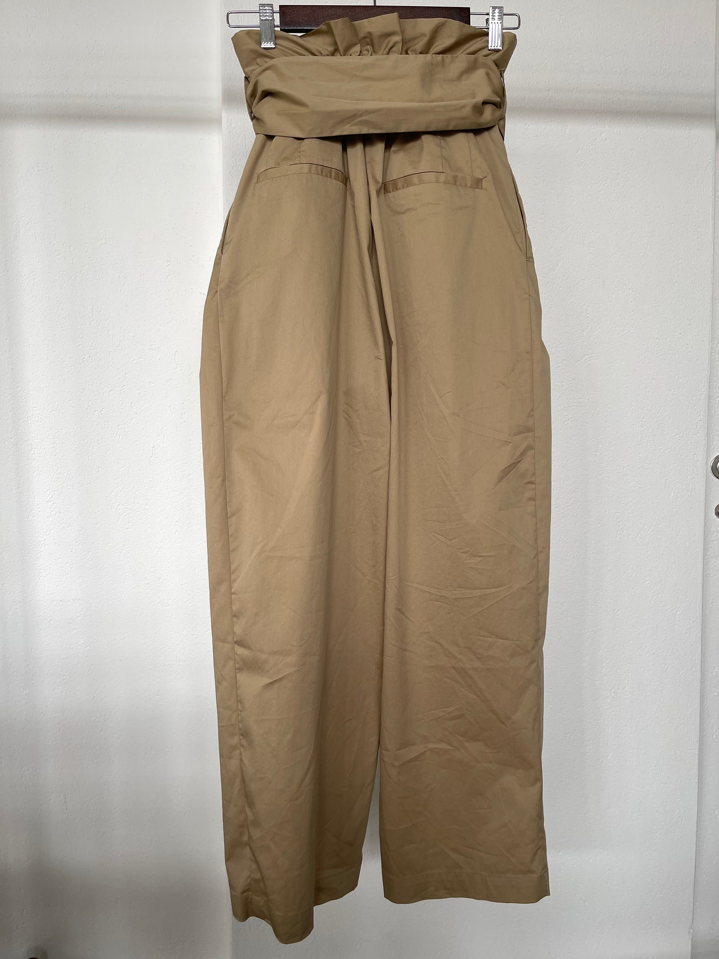 【 ÉCLAT METTRE.】BIGリボンバレルパンツ