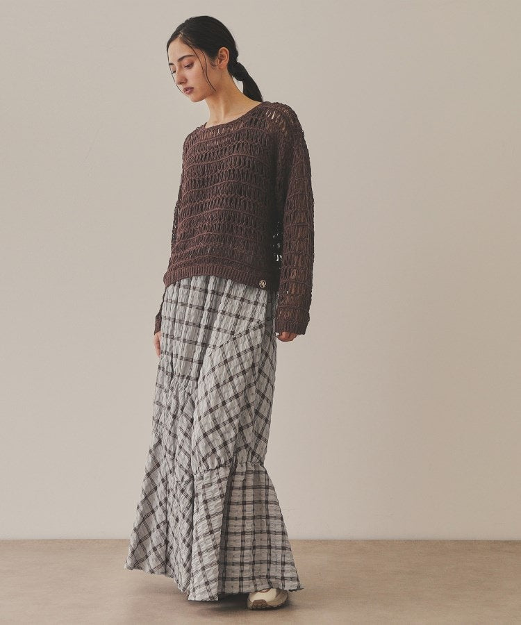 【YENN】CROCHET KNIT PULLOVER