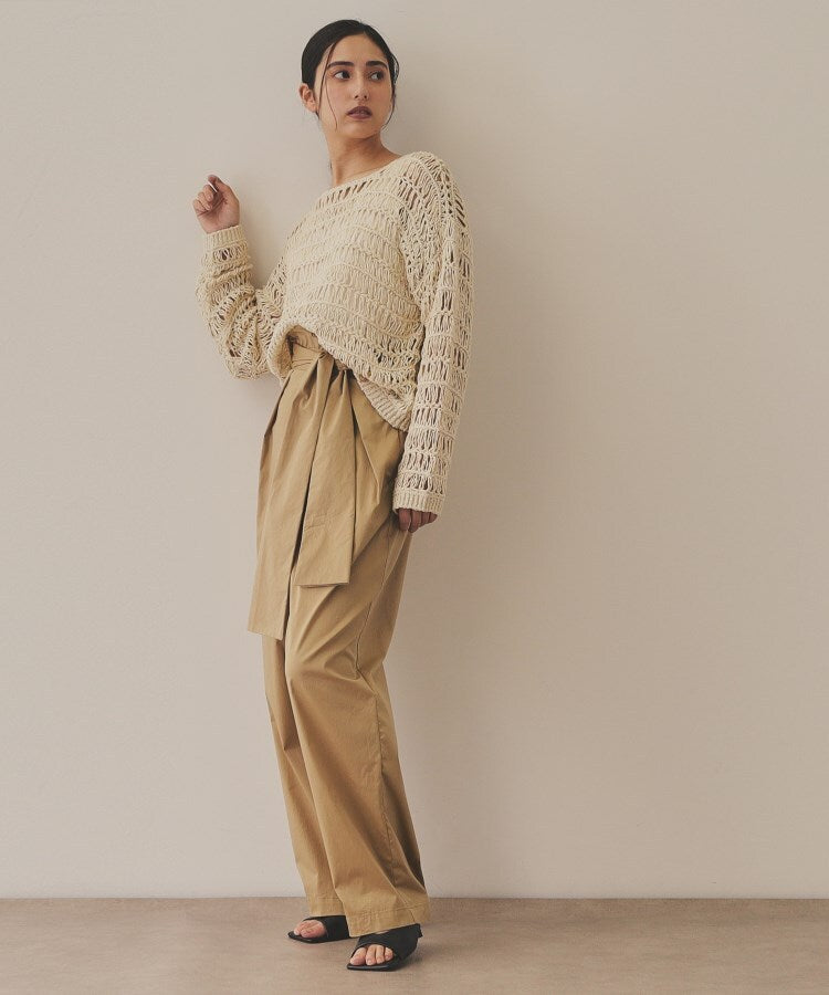 【YENN】CROCHET KNIT PULLOVER