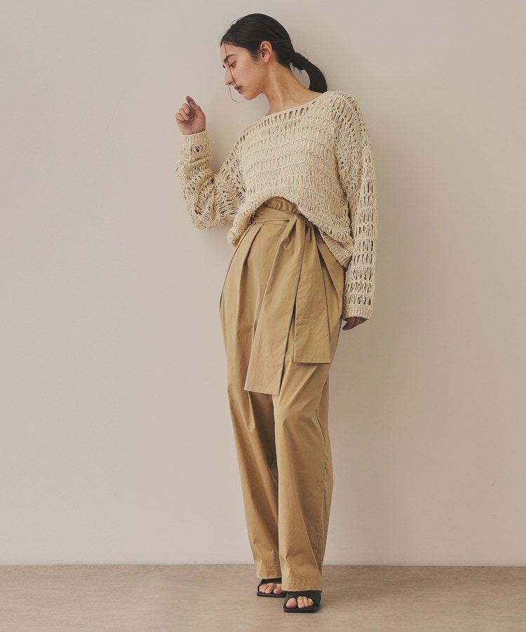 【YENN】CROCHET KNIT PULLOVER