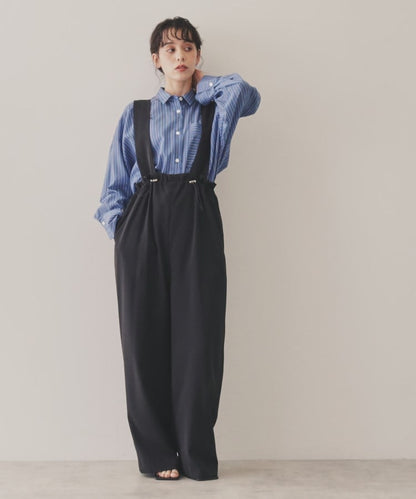 【 ÉCLAT METTRE.】ドロストデザインサロペット