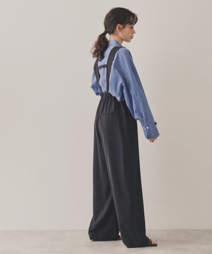 【 ÉCLAT METTRE.】ドロストデザインサロペット