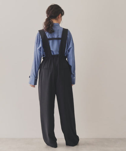 【 ÉCLAT METTRE.】ドロストデザインサロペット