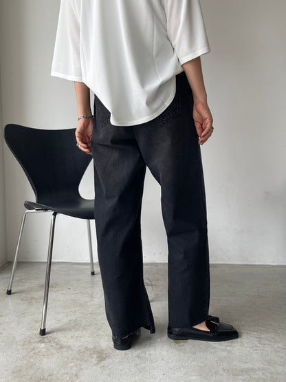 【YENN】TUCK BELT DESIGN PANTS