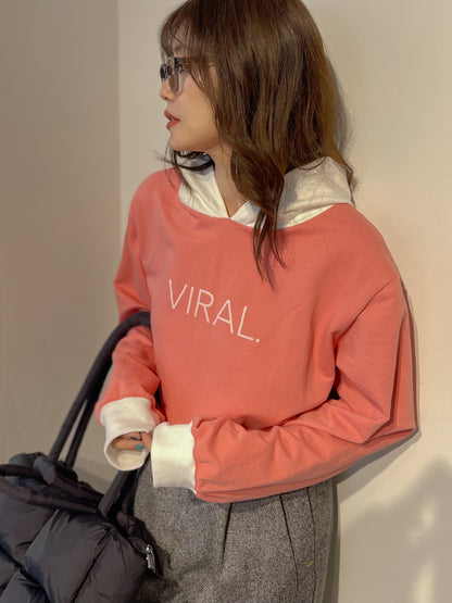 【 VIRAL. 】VIRAL star hoodie