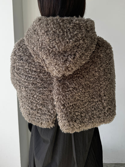 【YENN】CURL FUR CAPE