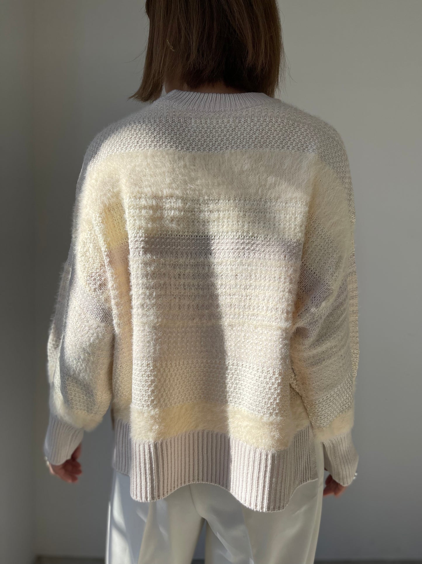 【 today. 】shaggy design knit PO