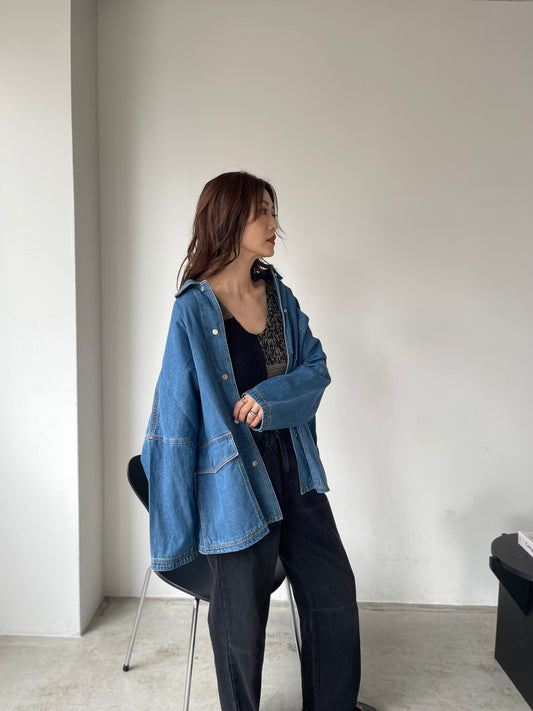 【YENN】LT.DENIM COAT