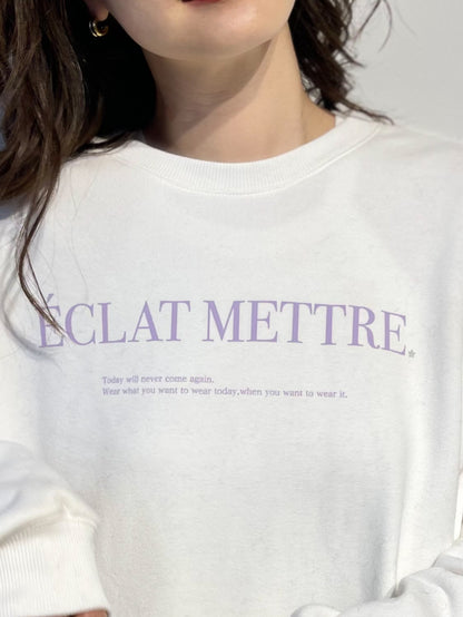 【ÉCLAT METTRE.】ÉCLAT METTRE. star sweat