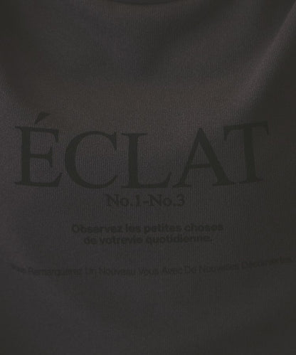 【ÉCLAT METTRE.】ジョーゼットラグランTシャツ