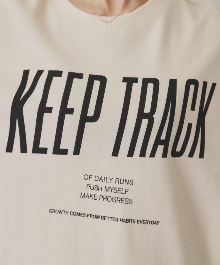 【ÉCLAT METTRE.】KEEP TRACK裏毛プルオーバー