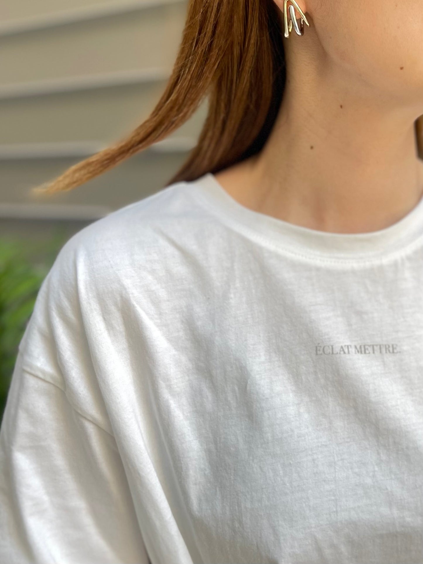 【ÉCLAT METTRE.】ÉCLAT METTRE. popup original graphic T