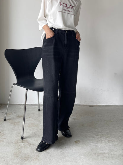 【YENN】TUCK BELT DESIGN PANTS