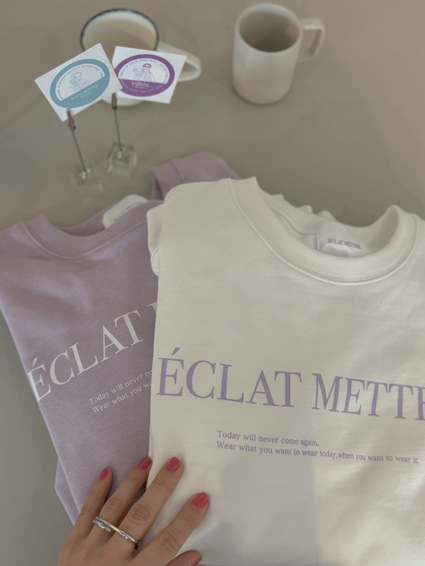 【ÉCLAT METTRE.】ÉCLAT METTRE. star sweat