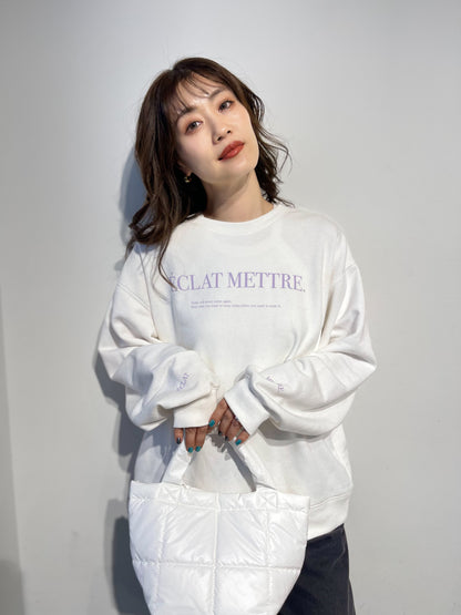 【ÉCLAT METTRE.】ÉCLAT METTRE. star sweat