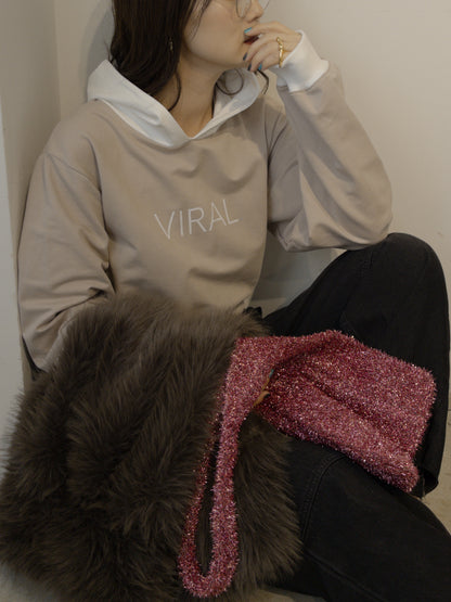 【 VIRAL. 】VIRAL star hoodie