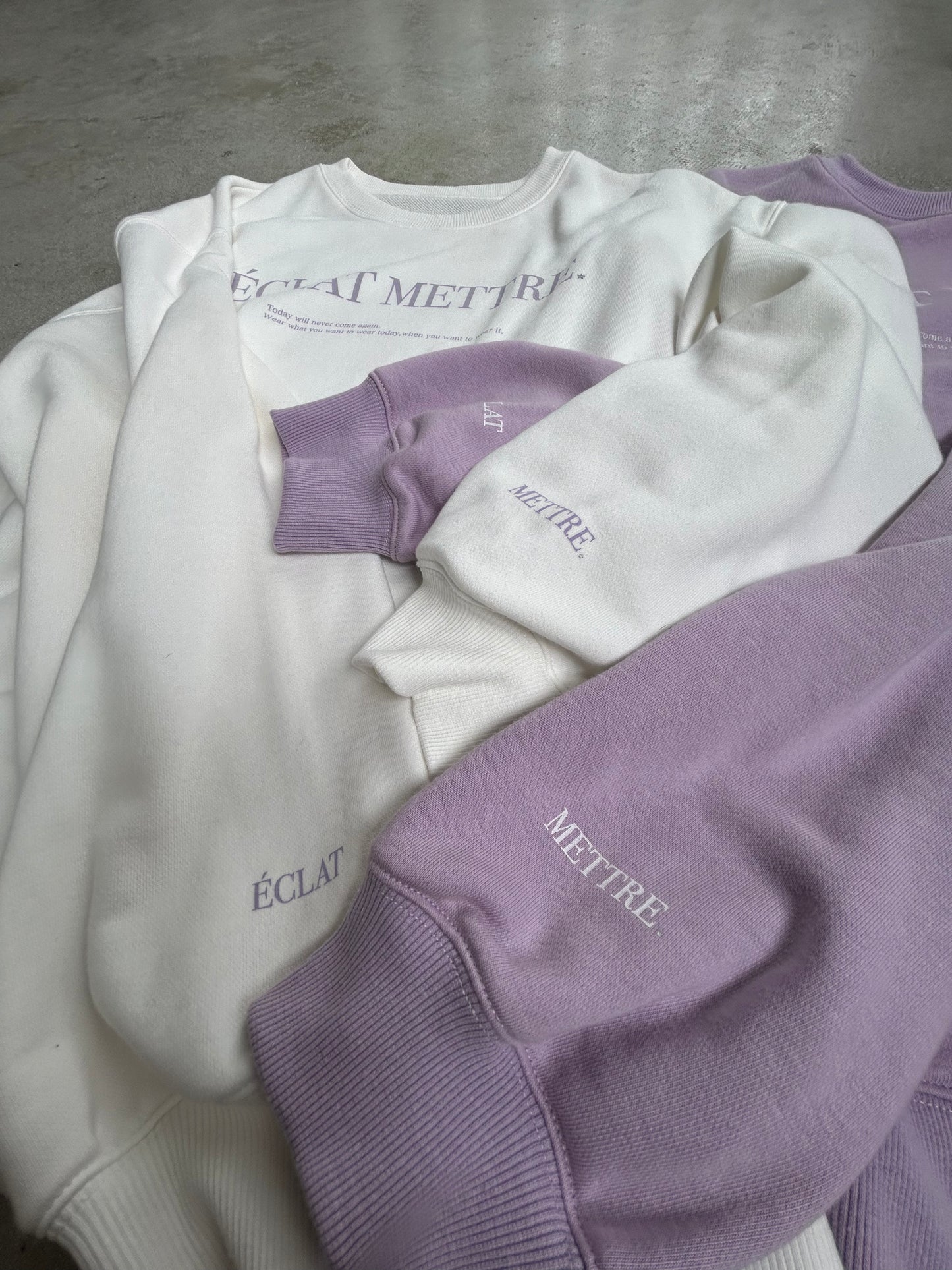 【ÉCLAT METTRE.】ÉCLAT METTRE. star sweat