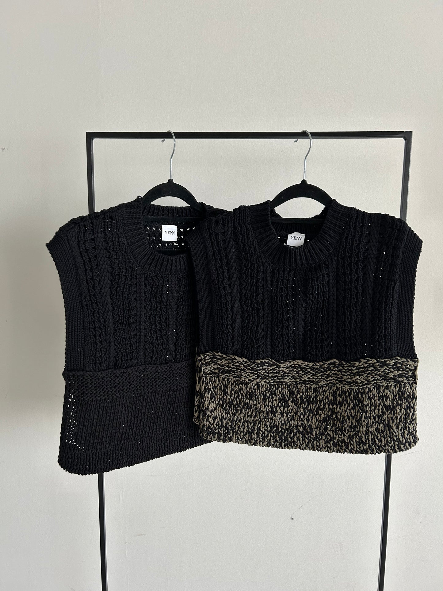 【YENN】HAND KNIT CAPE