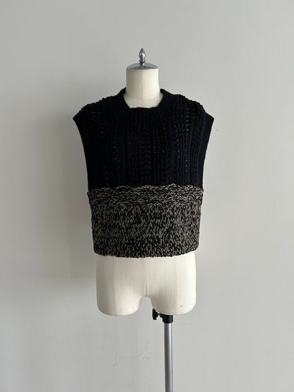 【YENN】HAND KNIT CAPE