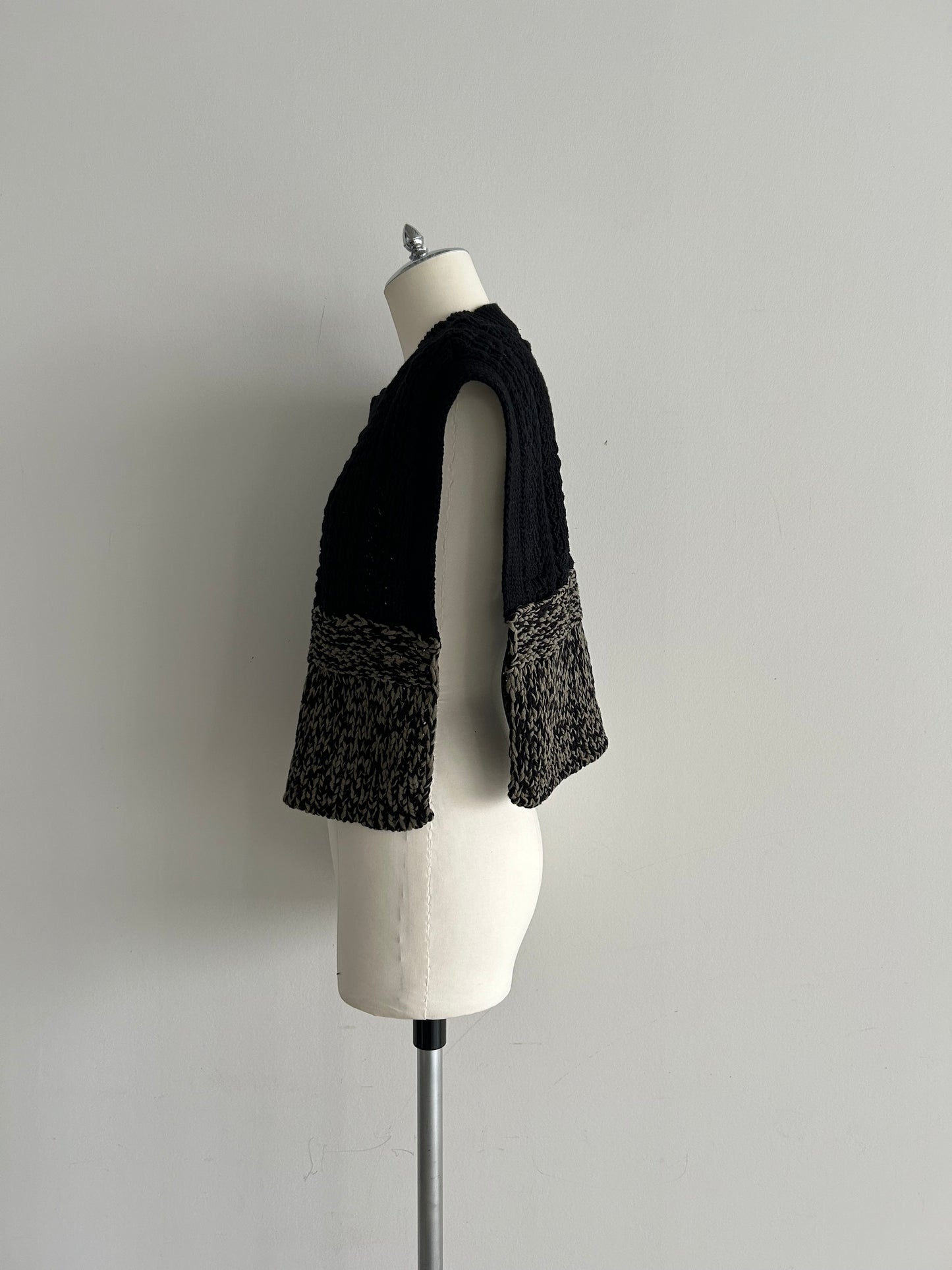 【YENN】HAND KNIT CAPE