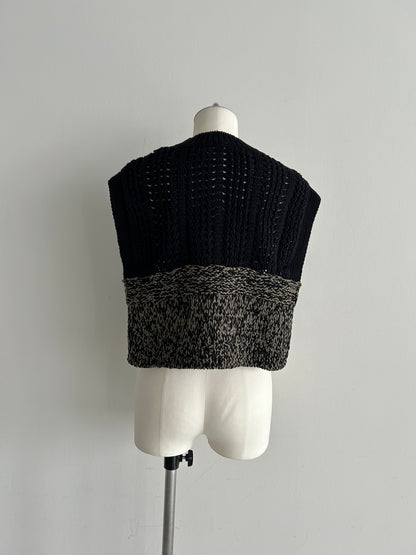 【YENN】HAND KNIT CAPE