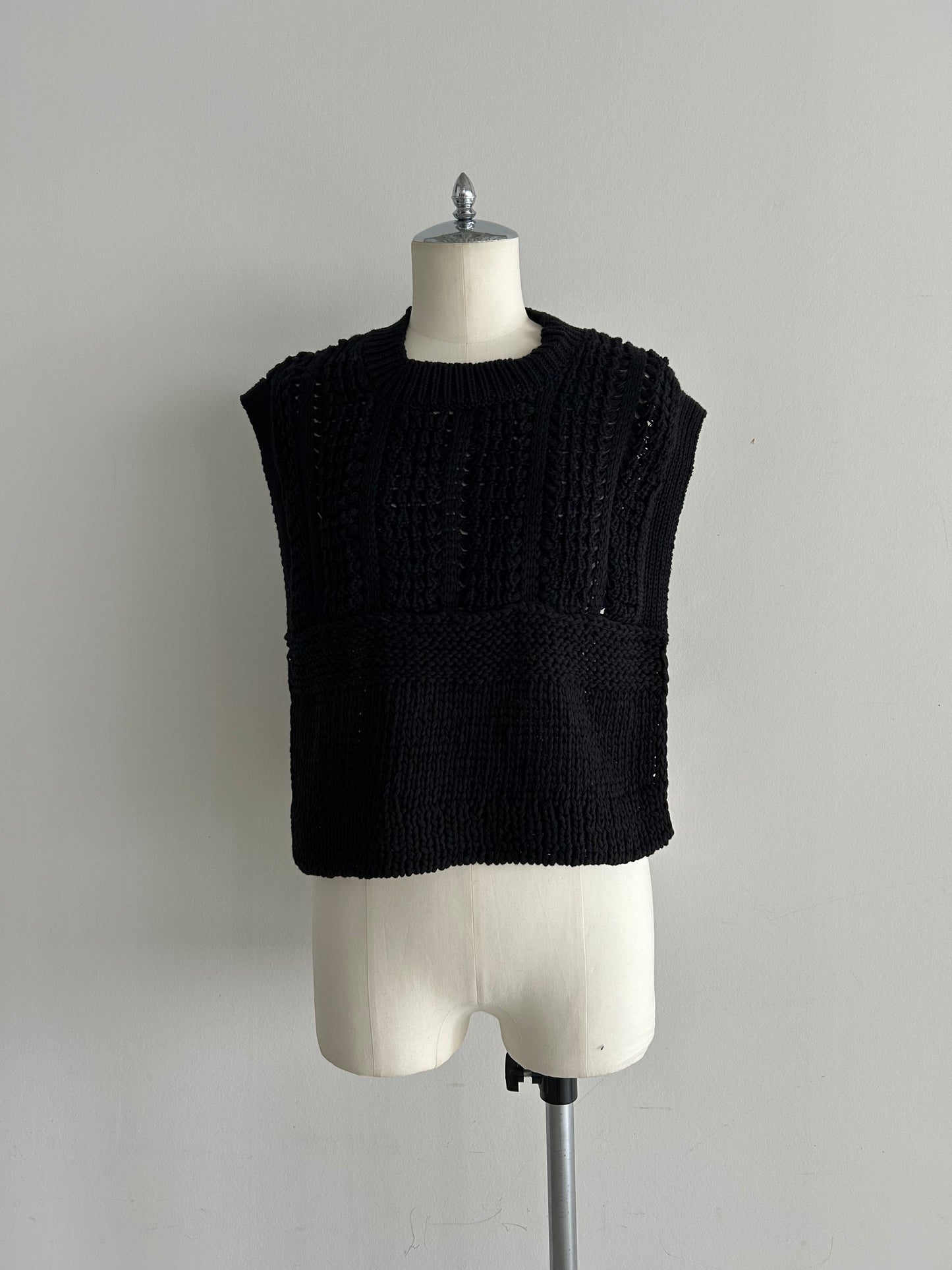 【YENN】HAND KNIT CAPE