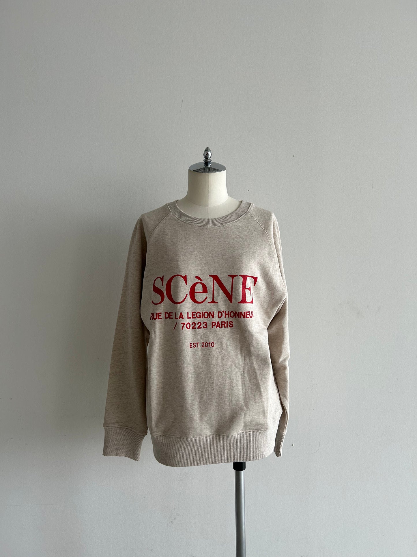 【ÉCLAT METTRE.】SCeNEコンパクトスウェットプルオーバー