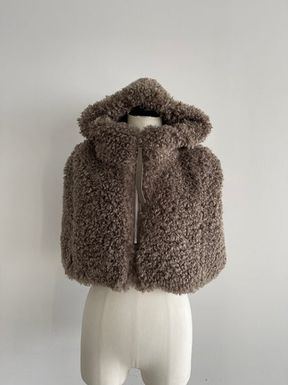 【YENN】CURL FUR CAPE