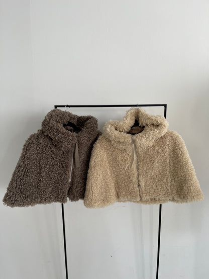 【YENN】CURL FUR CAPE