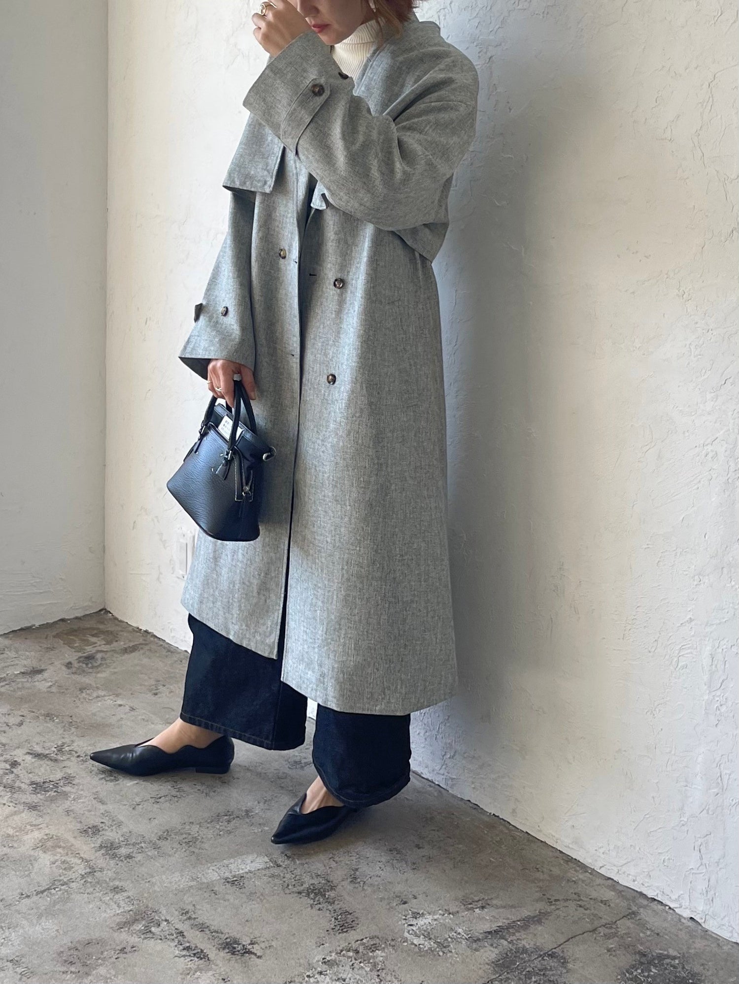 today. 】3way long trench coat – VIRAL.