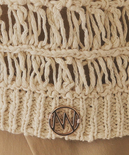 【YENN】CROCHET KNIT PULLOVER